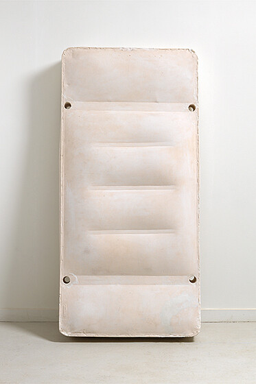 Rachel Whiteread, British, born 1963, Shallow Breath, 1988, plaster and polystyrene, Courtesy of the artist. © Rachel Whiteread. Image courtesy the artist/ Gagosian, London/ Luhring Augustine, New York/ Galleria Lorcan O'Neill