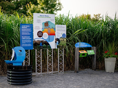 Découverte à ciel ouvert, vue d’exposition. Avec l’aimable autorisation d’Ingenium. Musée de l’agriculture et de l’alimentation du Canada