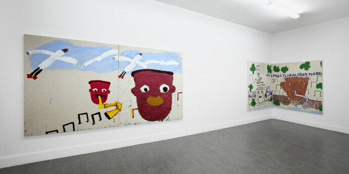 Yellow Sax, Exhibition view. Courtesy of Brand New Gallery