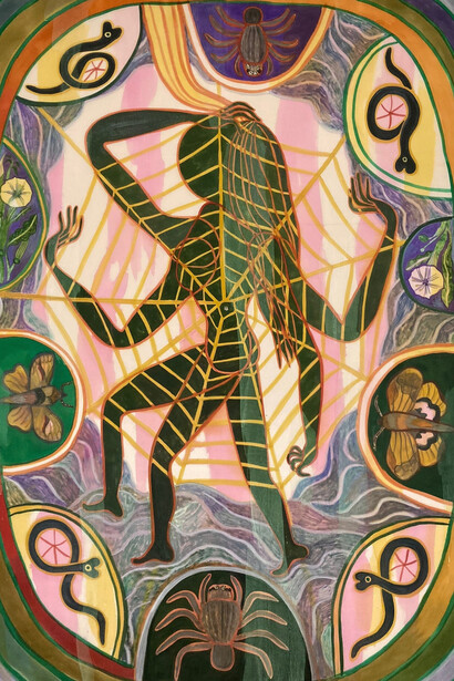 Emma Talbot, Sorceress (detail), 2023. Courtesy of 21Art