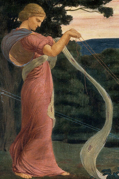 Robert Bateman, Tre donne raccolgono la mandragora, particolare