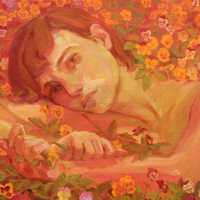 Rachel Gregor, Insomnia, Violas, 2023. Courtesy of Hashimoto Contemporary, NYC