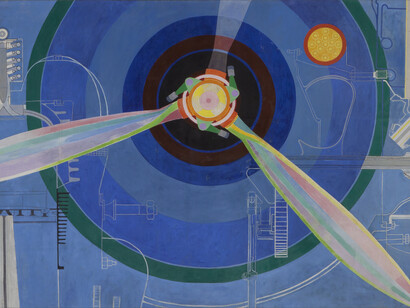 Sonia Delaunay, Hélice, décoration pour le « Palais de l’Air », Exposition Internationale des Arts et Techniques, Paris 1937, © Pracusa 2013057, © Skissernas Museum, Lund, Sweden/Emma Krantz