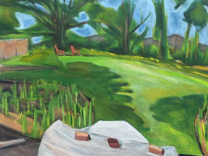Hearne Pardee, Lawn (detail), 2026. Courtesy of Bowery Gallery