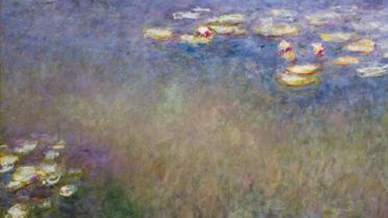 Claude Monet (1840-1926), Wasserrosen (Mitteltafel des Triptychon), um 1915-1926.
Öl auf Leinwand, 200 x 426 cm.
Saint Louis Art Museum, St. Louis.