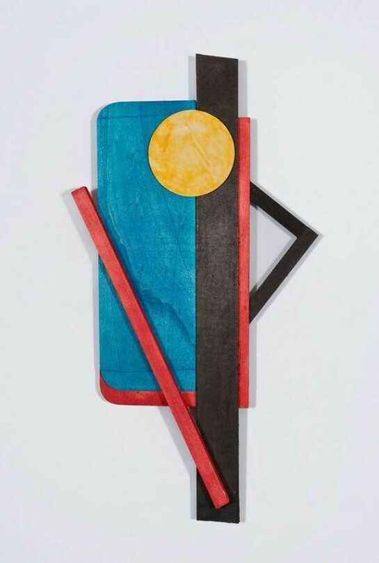 Dominic Beattie, Untitled, 2013, ink, balsa wood and ply wood, 41 x 22 cm