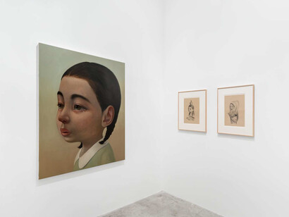 Roby Dwi Antono, Tilik belik. Visiting the ailing spring, exhibition view. Courtesy of Almine Rech Gallery