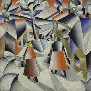 Kazimir Malevich (1878 - 1935), Morning in the Country after Snowstorm 1912, Solomon R. Guggenheim Museum, New York