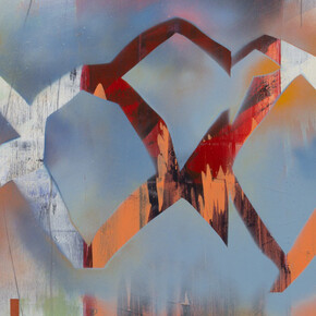 Ka’ila Farrell-Smith, Portal: Li (detail), 2025. Courtesy of Russo Lee Gallery