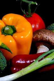 a group of vegetables sitting next to each other