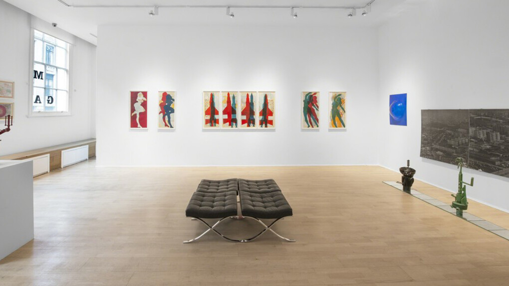 Stano Filko, Exhibition view. Courtesy of The Mayor Gallery