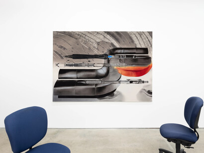 Jacopo Pagin, Office illusions, exhibition view. Courtesy of Make Room
