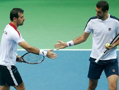 El equipo de dobles de Croacia