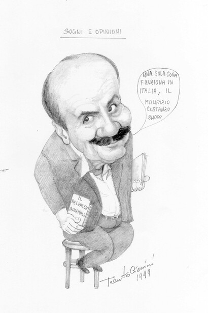Vignetta su Maurizio Costanzo di Trento Cionini