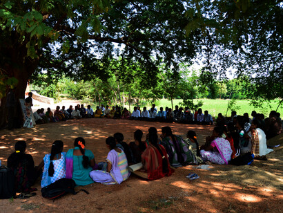 Assembly of Timbaktu Collective, Andhra Pradesh (India) - democratic processes within institutions are as crucial as in society in general © Ashish Kothari