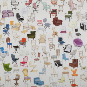 Kiel Johnson Prepping for the Edge. Courtesy of Kopeikin Gallery