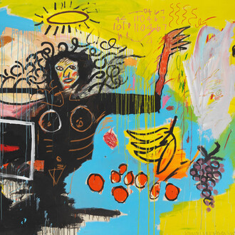 Jean-Michel Basquiat, Untitled, 1982. Avec l'aimable autorisation de Gagosian