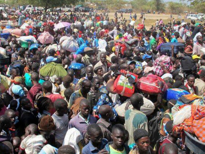 An east African migration of the people