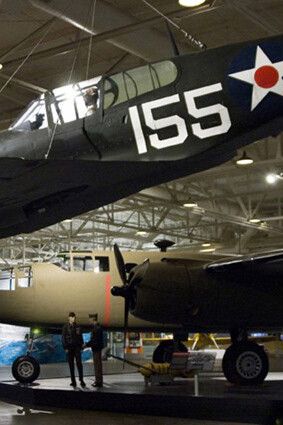 Curtiss P-40E Warhawk. Courtesy of Pearl Harbor Aviation Museum