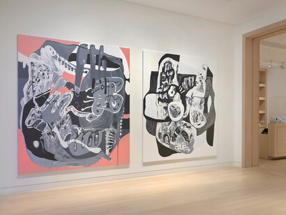 Jana Schröder, M.I.G.H.T., exhibition view. Courtesy of Skarstedt Gallery