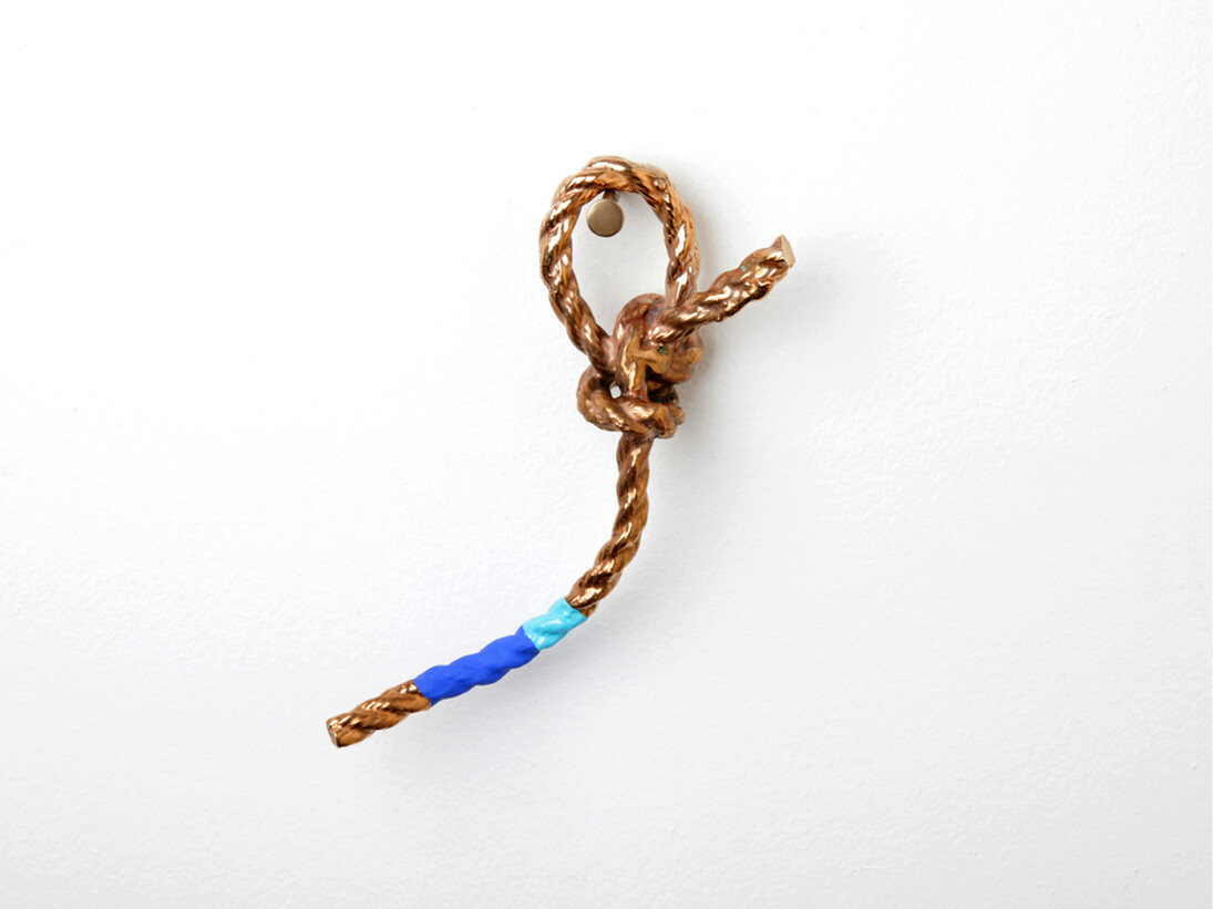 Anton Ginzburg, Knot, 2010, Bronze and paint, 19 x 14x 5 cm
