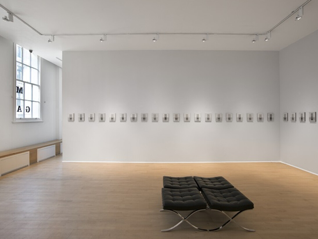 Peter Dreher, Exhibition view. Courtesy of The Mayor Gallery