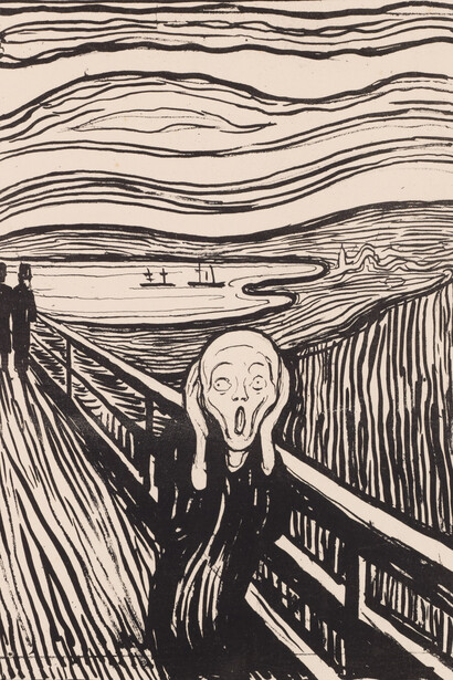 Edvard Munch. The Scream, 1895. Private collection Courtesy Galleri K, Oslo  © Reto Rodolfo Pedrini, Züric
