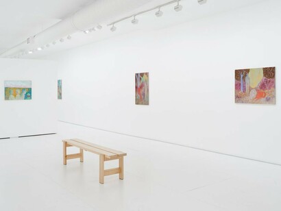 Katrine Bobek, Sound of the bell jar, exhibition view. Courtesy of Jack Barrett Gallery