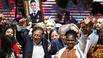 Gustavo Petro y Francia Márquez celebrando la victoria electoral del pasado 19 de junio de 2022