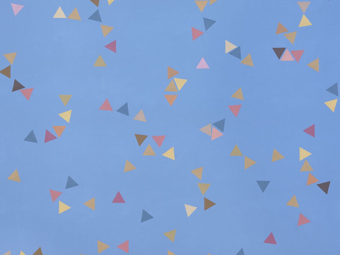 Jon Thompson, Efflux (detail), 2014, acrylic and oil on canvas, 190 x 150 cm