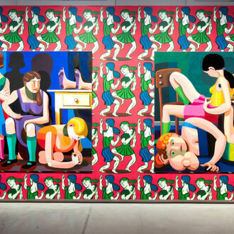 Christoph Ruckhäberle, The fourth wall, exhibition view. Courtesy of Drents Museum