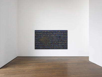 NS Harsha, Camel and the tent times, exhibition view. Courtesy of Victoria Miro Gallery