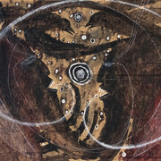 François Burland, Au Coeur des ténèbres, 2007, tecnia mista su carta, cm 62,5x99