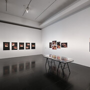 Coco Fusco, I learned to swim on dry land, exhibition view. Courtesy of Museu d'Art Contemporani de Barcelona