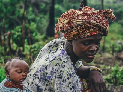 A woman working in the agriculture