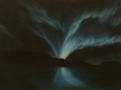 William Bradford, Lights of the Aurora (detail). Courtesy of Questroyal Fine Art