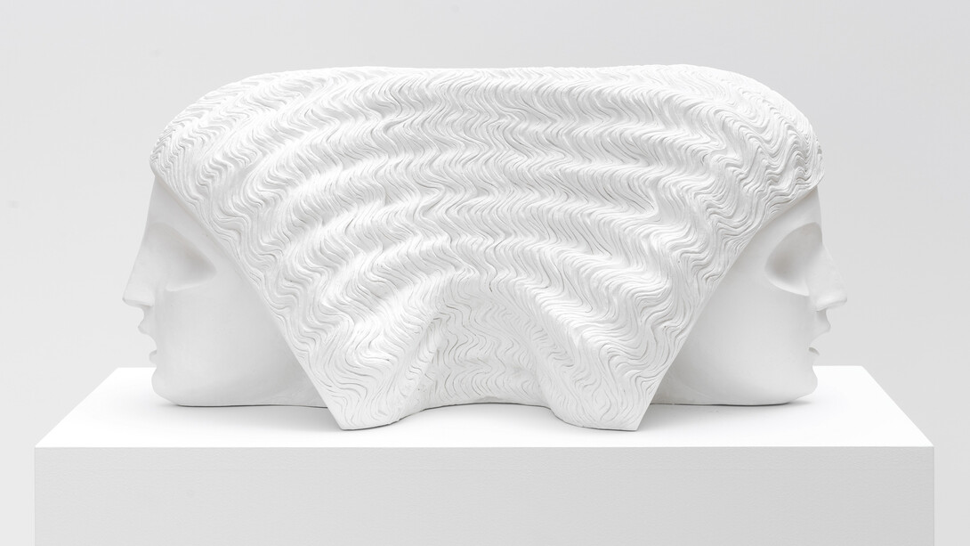 Sarah Peters
Glossolalists
2019
Plaster
28 x 63.5 x 30.5 cm / 11 x 25 x 12 in
© Sarah Peters
Courtesy the artist and Van Doren Waxter, New York