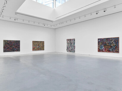 Thornton Dial, The visible and the invisible, exhibition view. Courtesy of Hauser & Wirth