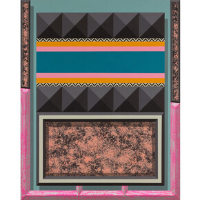 Ben Cove, Stack, 2015, acrylic on panel, 62.5 x 50 cm, Copyright the artist and Peter von Kant