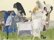 Paula Rego DBE, Mary Makes Gloves, 2013, pastel on paper, 80 x 100 cm