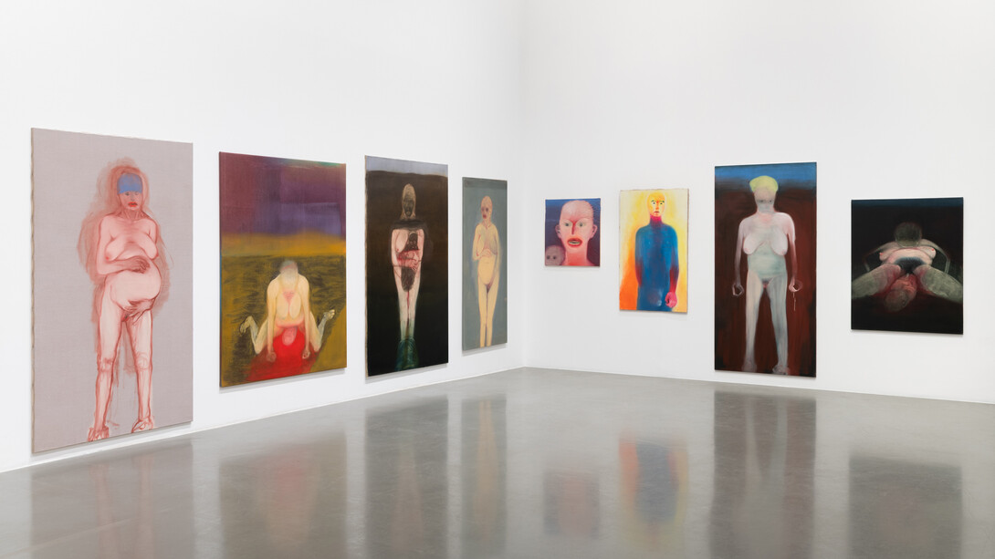 Miriam Cahn, O que nos olha, vista da exposição. Cortesia do MAAT