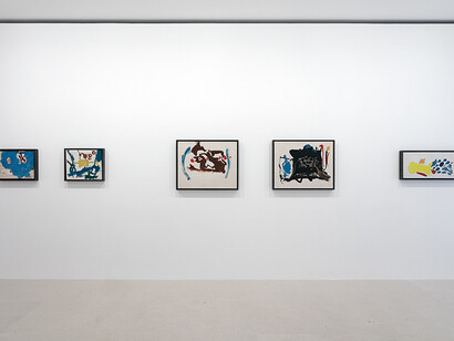 Helen Frankenthaler, Exhibition view. Courtesy of Gagosian