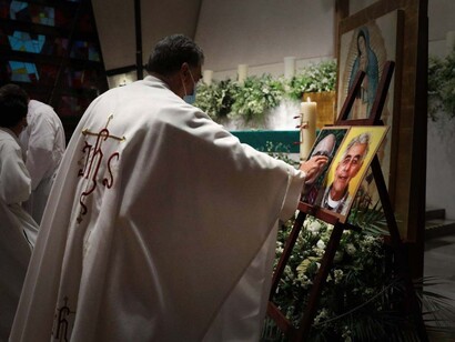 Misa en honor a los sacerdotes Javier Campos y Joaquín Mora asesinados en Chihuahua, México el 20 de junio de 2022