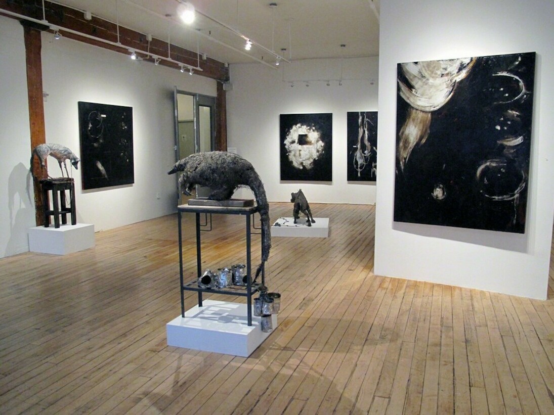 The Phantom Forest, Exhibition view. Courtesy of Carter Burden Gallery