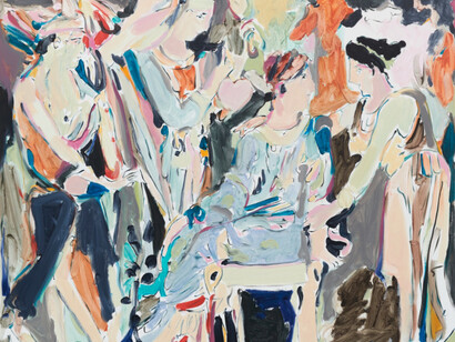 Tomo Campbell, Ok, Ok, 2018, oil on canvas, courtesy of Cob Gallery