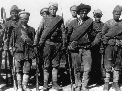 Soldados antibolcheviques de la Armada Siberiana en 1919
