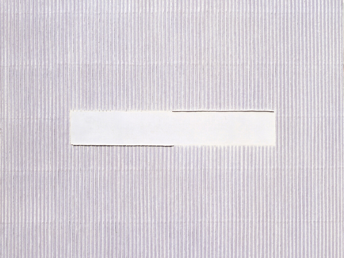 Park Seo-Bo, "Ecriture(描法)No.021015" 2002, Acrylic with Korean Hanji paper on canvas, 162 x 195 cm / 63 3/4 x 76 3/4 in, Courtesy Galerie Perrotin
