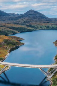 Route 500 in Scotland on the north coast