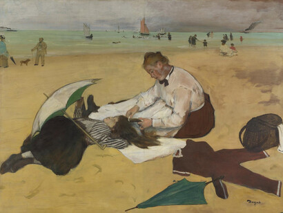 Edgar Degas, Beach Scene, 1869