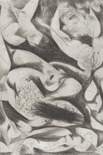 Jackson Pollock’s "Mural". Courtesy of The National Gallery of Art